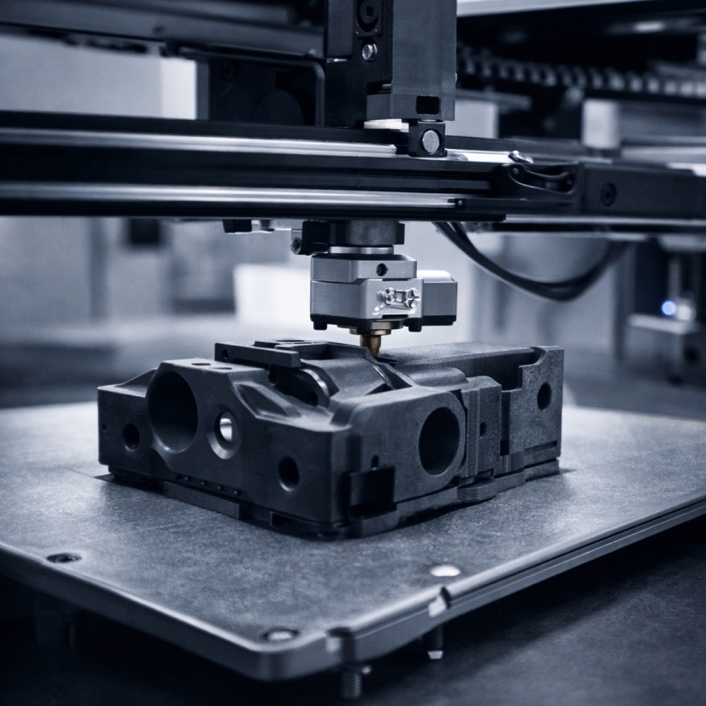 FDM 3D-printproces van een flexibel onderdeel in TPU